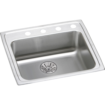 Elkay Lrad252165pd Lustertone 25 Kitchen Sink Qualitybath Com
