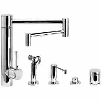 Waterstone 3600 18 4 Hunley Suite Kitchen Faucet With Side Spray