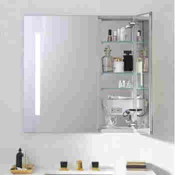 Aio Series 35 1 4 Two Door Mirrored Medicine Cabinet