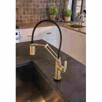 Brizo 64244lf Litze Kitchen Faucet With Smart Touch Technology Qualitybath Com