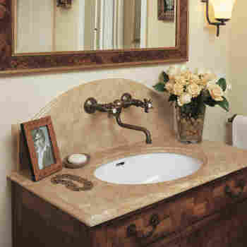 Rohl A1405/44 Acqui Wall Mount Bridge Tap | QualityBath.com