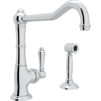 Rohl A3650/11 Cinquanta Single Side Lever Kitchen Faucet ...