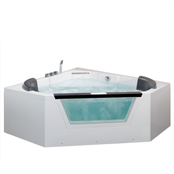 Ariel Pw1565959cw1 Clear Water Clear Wall Whirlpool Tub Qualitybath Com