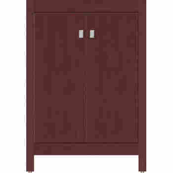 Strasser Woodenworks 52 707 Alki View 24 Vanity With Slab Doors Qualitybath Com