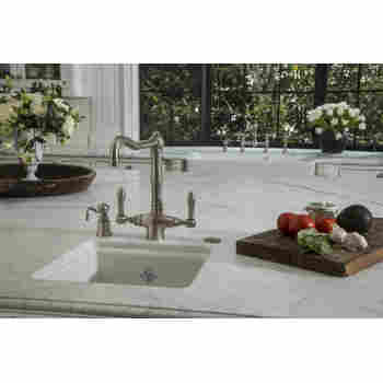 Rohl Rc1515wh 15 Shaws Original Belthorn Fireclay Single Bowl Kitchen Or Prep Sink Qualitybath Com