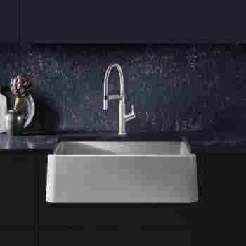 Blanco 401899 Ikon 33 Kitchen Sink Qualitybath Com Blanco silgranit granite inset kitchen sinks consists of 80% granite, which makes it ideal for daily life in the kitchen. ikon 33 kitchen sink