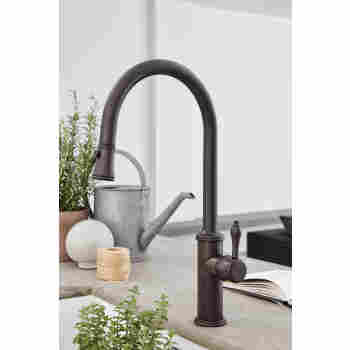 California Faucets K10 102 Davoli Pull Down Kitchen Faucet