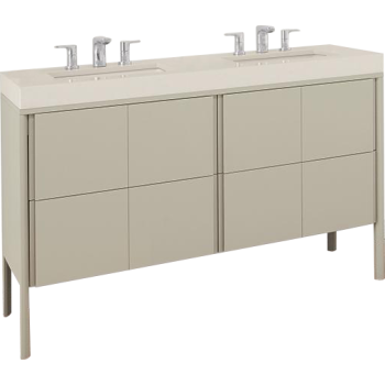 Ronbow E020653 E40 Brit 53 1 2 Double Bathroom Vanity Qualitybath Com Stainless steel sink, sink tap countertop plumbing fixtures stainless steel, top view. quality bath