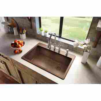 Elkay Elg13322wh0 Quartz Classic 33 Kitchen Sink Qualitybath Com