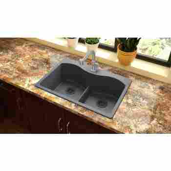 Elkay Elglb3322gy0 Quartz Classic 33 Kitchen Sink Qualitybath Com