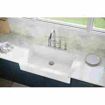 35 7 8 Quartz Luxe Farmhouse Sink