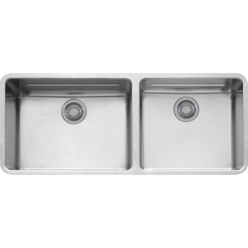 Kubus 42 7 8 Double Bowl Undermount Kitchen Sink