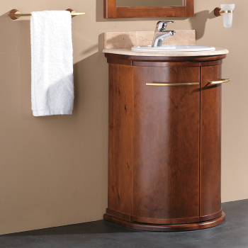 Bissonnet Ivor1 22 Nava Collection Solid Wood Vanity With Stone