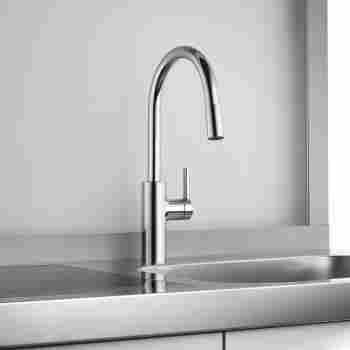 Kwc 10 441 003 Luna E Kitchen Faucet Qualitybath Com