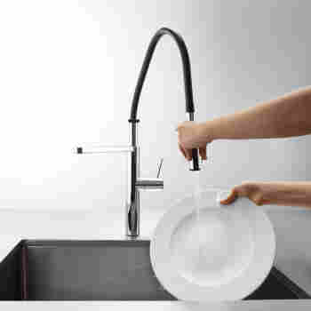 Kwc 10 151 423 Ono Highflex Single Hole Side Lever Kitchen Faucet