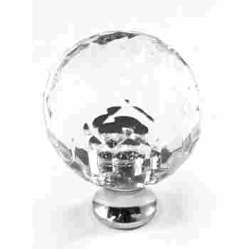 Cal Crystal M30 Crystal Knobs Round Clear Crystal Cabinet Knob Qualitybath Com