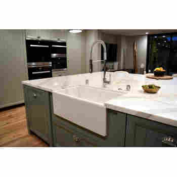 Shaws 30 Single Bowl Fireclay Apron Kitchen Sink