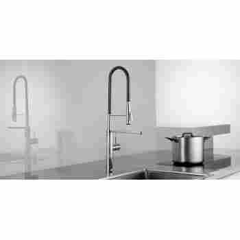 Kwc 10 151 423 Ono Highflex Single Hole Side Lever Kitchen Faucet