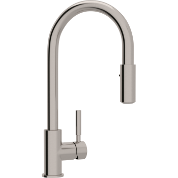 Rohl R7520ss Lux Stainless Steel Pull Down Kitchen Faucet