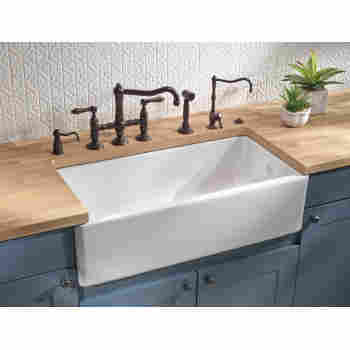 36 Shaws Original Lancaster Fireclay Kitchen Sink