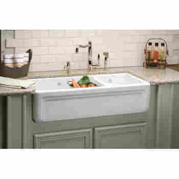 Rohl Rc4018pct Shaws 39 1 2 Original Egerton Casement Edge Front 1 1 2 Bowl Fireclay Apron Kitchen Sink Qualitybath Com