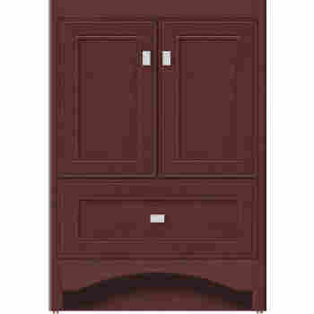 Strasser Woodenworks 44 882 Ravenna 24 Vanity With Deco Miter Doors And Drawer Qualitybath Com