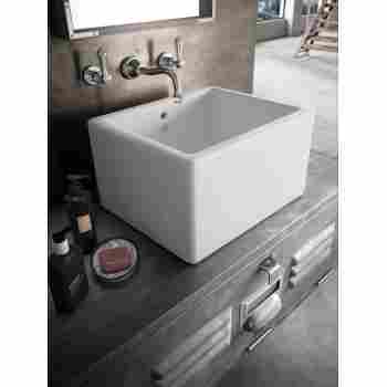 Rohl Sb1715wh Shaws Lancaster Rectangular Above Counter Lavatory Sink Qualitybath Com