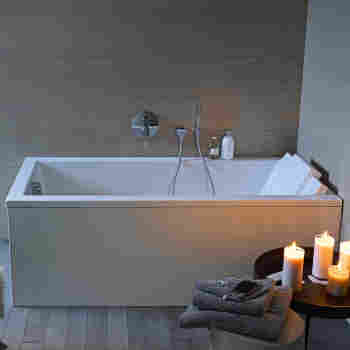 Duravit 700332000000090 Starck Soaker, Architec Soaking Bathtub By Duravit