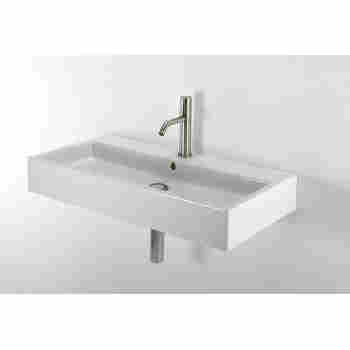 Hastings Tank80 B Wht Tank 80 Rectangular Wall Mounted Sink