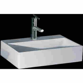 Hastings Thin R B Wht Thin Rectangular Wall Mounted Sink