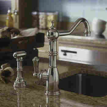 Rohl U 4746 Edwardian Single Lever Single Hole Mixer With Sidespray Qualitybath Com