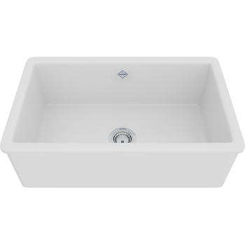 Rohl Um3018 Shaws 30 Single Bowl Undermount Fireclay Kitchen Sink