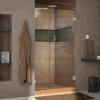 Unidoor Lux 48 26 Shower Door With 22 Stationary Panel
