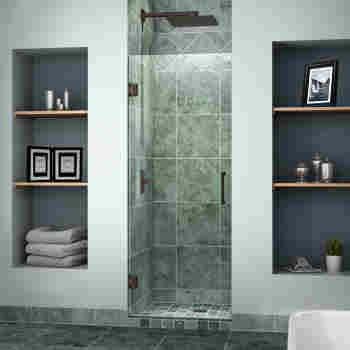 Dreamline Shdr 20247210f Unidoor 24 Hinged Shower Door Qualitybath Com