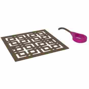 Rohl Dc3142pn Weave Decorative Shower Drain Cover Qualitybath Com