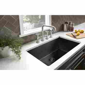 Rohl A3358 Campo Three Leg Bridge Kitchen Faucet With Sidespray