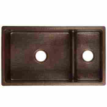 Premier Copper K70db33199 Sd5 33 Hammered Copper Kitchen 70 30