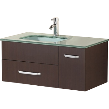 Design Element Dec1107 Christine 35 Bathroom Vanity Set Mirror