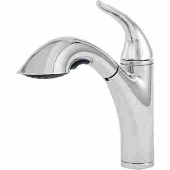 Danze D455121 Antioch Single Handle Pull Out Kitchen Faucet