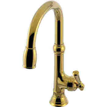 Newport Brass 2470 5103 Jacobean Pull Down Kitchen Faucet