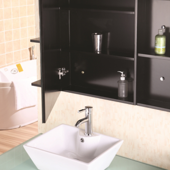 Design Element Dec071b Portland 72 Bathroom Vanity Set And