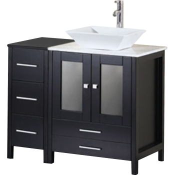 Design Element Dec072a Arlington 37 Bathroom Vanity Set Mirror