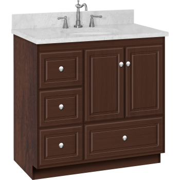 Left Hand Drawers And Ultraline Doors, Vanity With Drawers On Left