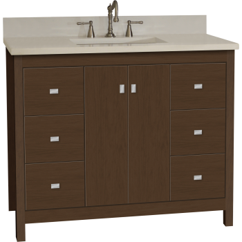 Strasser Woodenworks 52 714 Alki View, 52 Inch Bathroom Vanity Without Top