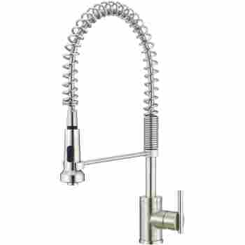 Danze D455258 Parma Single Handle Spring Spout Kitchen Faucet