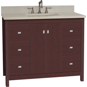 Strasser Woodenworks 52 714 Alki View, 52 Double Sink Vanity