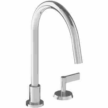 Watermark 37 7 1 3g Deck Mounted 2 Hole Gooseneck Kitchen Faucet