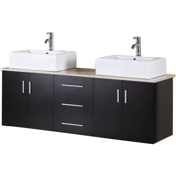 Design Element Dec004 Portland 62 Bathroom Vanity Set And