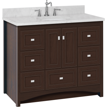 Strasser Woodenworks 44 674 Ravenna 42 Vanity With Deco Miter