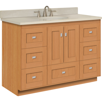Strasser Woodenworks 13 151 Montlake 42 Vanity With Shaker Doors Qualitybath Com